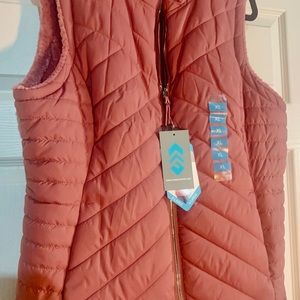 Women’s free country, reversible, quilted vest, soft, cozy, warm, XL new